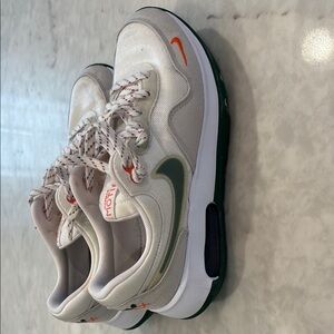 Nike Kids Sneakers - White, Green, Orange